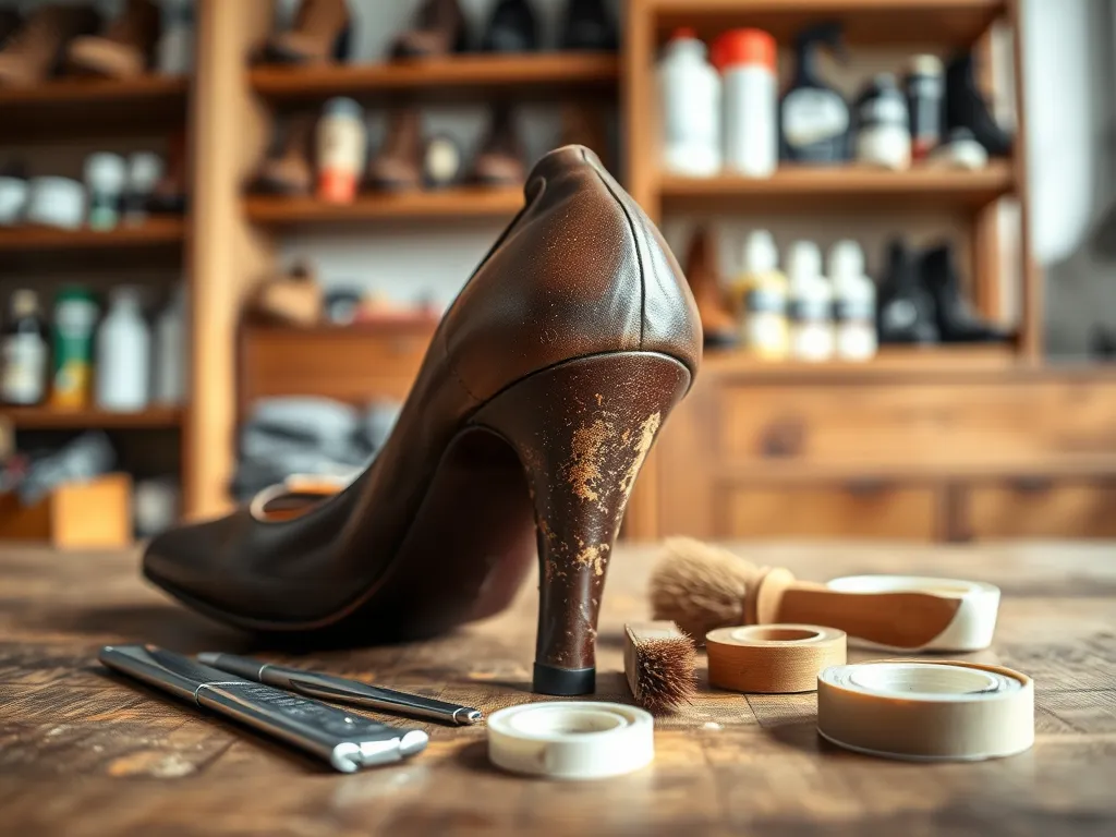 Jak naprawić zdarty obcas?