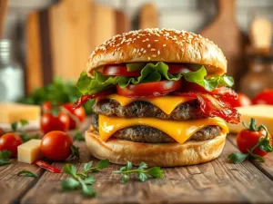 Ile kalorii ma Drwal? Sprawdź wartości odżywcze Burgera Drwala!