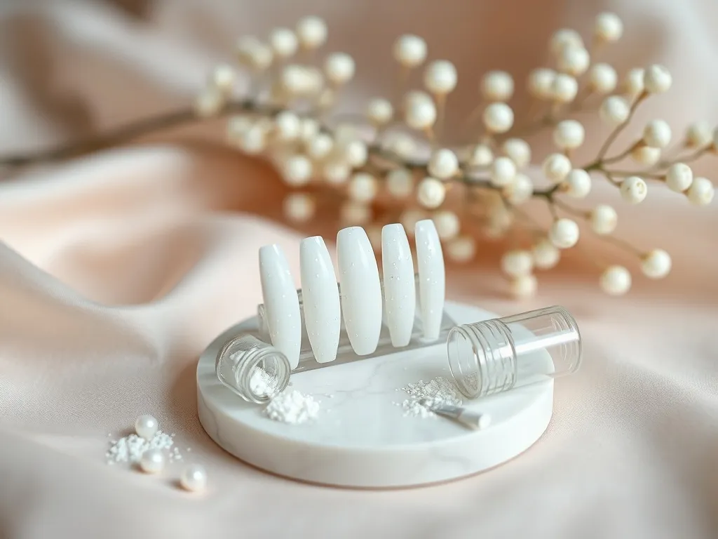 Paznokcie mleczne z brokatem - subtelny blask na co dzień