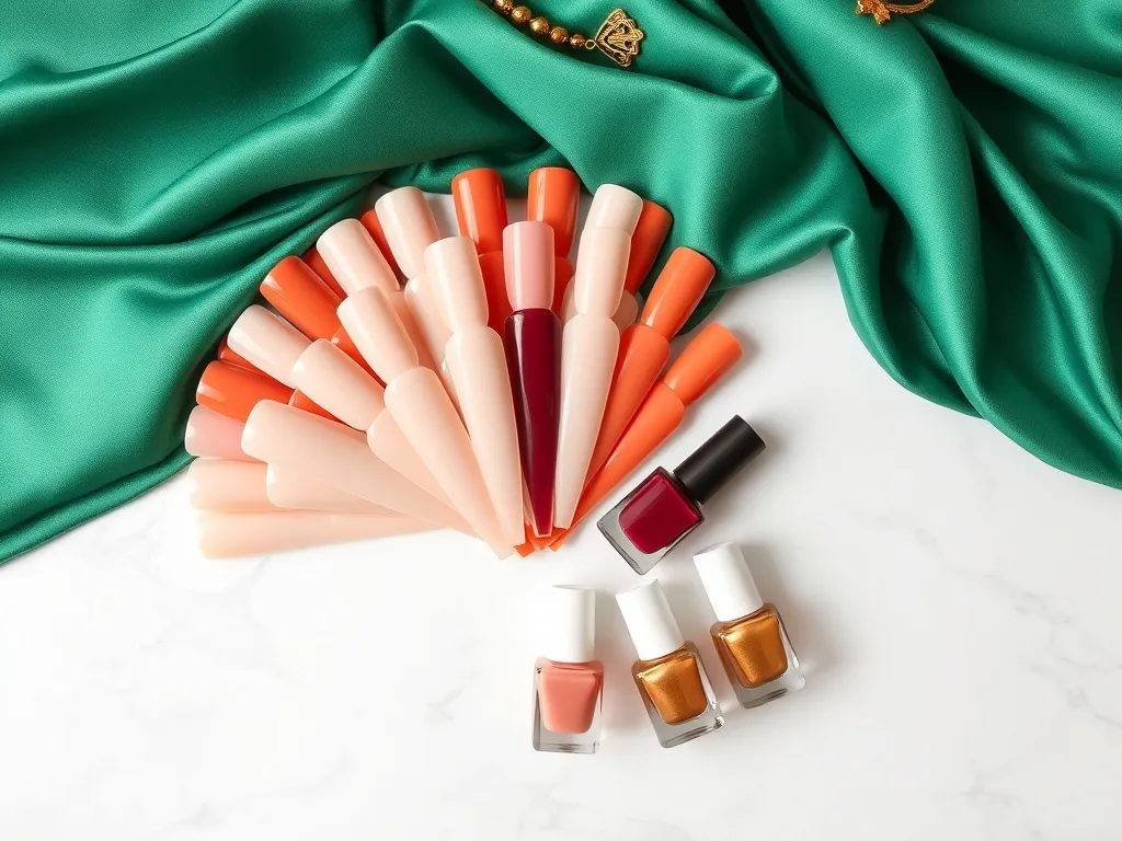 Jaki kolor paznokci do zielonej sukienki?