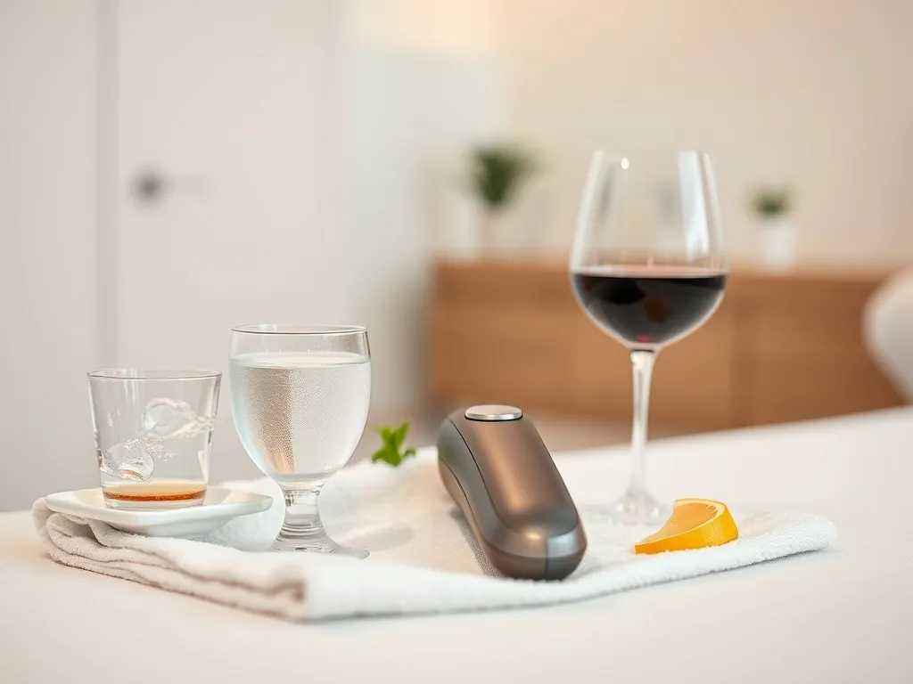 Depilacja laserowa a alkohol – co możesz pić przed i po?