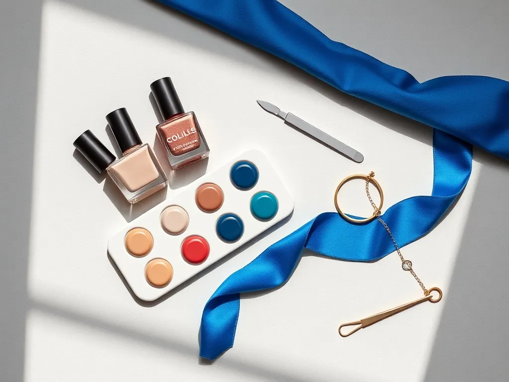 Jaki kolor paznokci do niebieskiej sukienki?