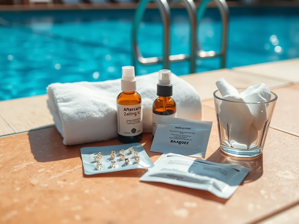 Czy po przekłuciu uszu można iść na basen?