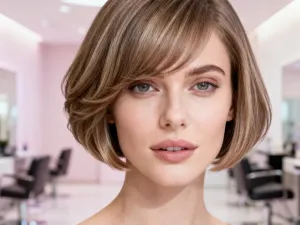 Zadbane dłonie z klasycznym francuskim manicure o białych końcówkach i różowej płytce paznokcia.